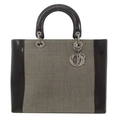 Pre-owned Dior Christian  Lady  Black Canvas Tote Bag ()