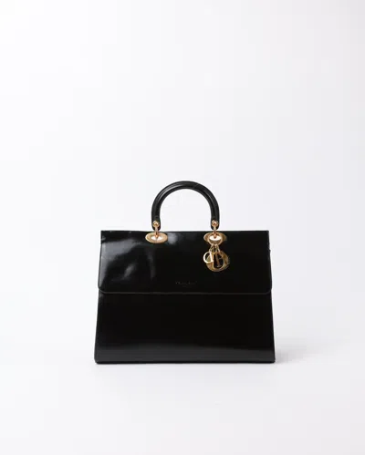 Dior Christian  Lady  Briefcase In Black