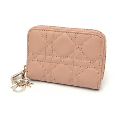 Pre-owned Dior Christian  Lady  Leather Coin Purse/coin Case ()