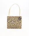 Dior Christian  Lady  Leopard Print Canvas Tote Bag