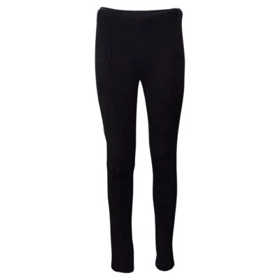 Pre-owned Dior Christian  Lamb Pants Size 38 In Black
