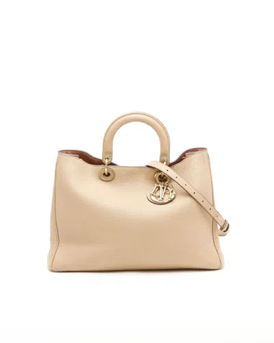 Dior Christian  Large Issimo Tote Bag In Sand