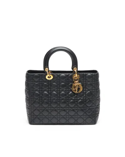 Dior Christian  Large Lady  Bag In Red