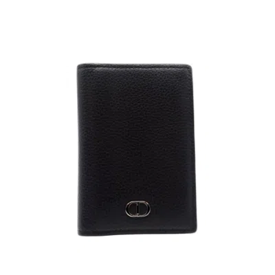 Pre-owned Dior Christian  Leather Card Wallet ()