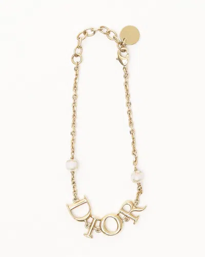 Dior Christian  Logo Letters Bracelet