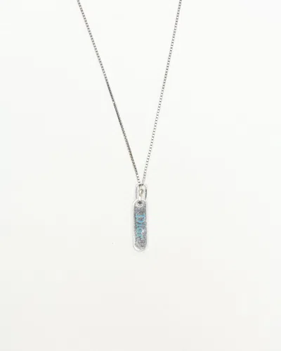 Dior Christian  Logo Plate Halsband In Metallic
