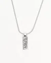 Dior Christian  Logo Plate Halskette