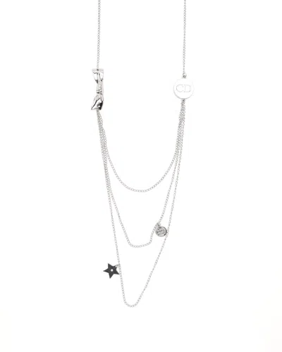 Dior Christian  Long Necklace In Gold