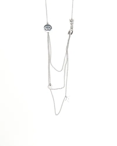 Dior Christian  Long Necklace In Red