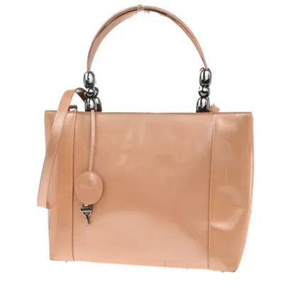 Pre-owned Dior Christian  Malice Handbag Patent Leather Pink Patent_leather Shoulder Bag Bag ()