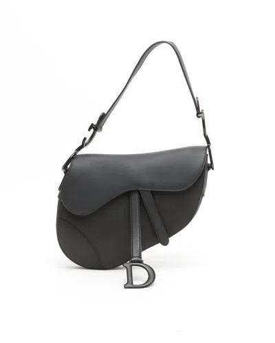 Dior Christian  Matte Saddle Bag