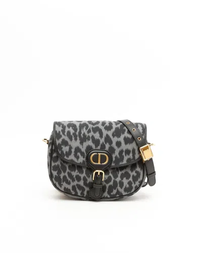 Dior Christian  Medium Bobby Mizza Bag In Black