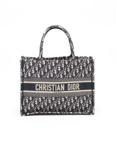 Dior Christian  Medium Book Tote Bag In Multi