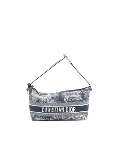 Dior Christian  Medium Travel Normad Pouch In Black
