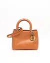 Dior Christian  Medium Lady  Bag In Brown
