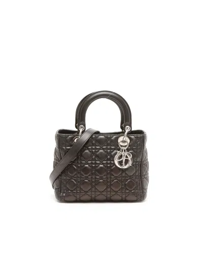 Dior Christian  Medium Lady  Bag In Brown