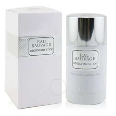 Dior Christian  Men's Eau Sauvage Deodorant Stick 2.5 oz Fragrances 3348900627536 In White