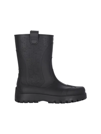Dior Christian  Men Garden' Wellies In Black