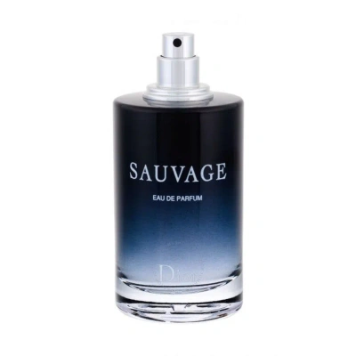 Dior Christian  Men's Sauvage Edp Spray 3.4 oz (tester) Fragrances 3348901371858 In N/a