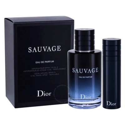 Dior Christian  Men's Sauvage Gift Set Fragrances 3348901536455 In N/a