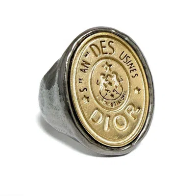 Pre-owned Dior Christian  Metal Band Ring ()