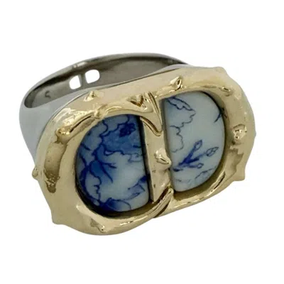Pre-owned Dior Christian  Metal Band Ring ()