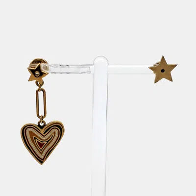 Pre-owned Dior Christian  Metal Earrings In Multicolor