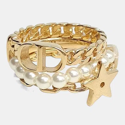 Pre-owned Dior Christian  Metal Ring In Multi