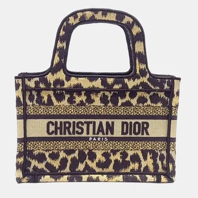 Pre-owned Dior Christian  Mini Book Tote Bag S5475zrhm In Multicolor