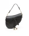 Dior Black Saddle Shoulder Bag In Black
