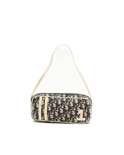 Dior Christian  Mini Trotter Shoulder Bag In Black