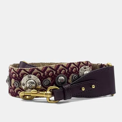 Pre-owned Dior Christian  Multicolor Fabric Strap