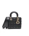 Dior Christian  My Lady  Abc Bag In Black