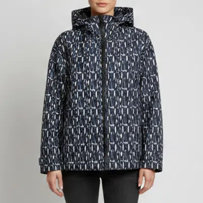 Pre-owned Dior Christian  Navy Blue Printed Jacquard Zip Up Jacket M