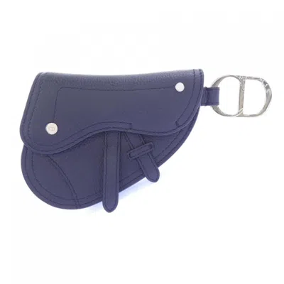 Pre-owned Dior Christian  Navy Coin Purse/coin Case () In Blue