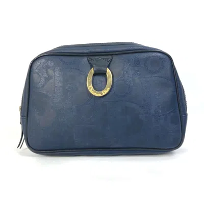 Pre-owned Dior Christian  Navy Other Clutch Bag ()