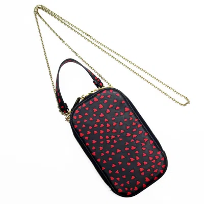 Pre-owned Dior Christian  Navy Red Color Leather Shoulder Bag () In Navy, Red Color