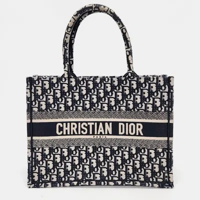 Pre-owned Dior Christian  Oblique Book Tote Bag In Multicolor