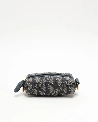 Dior Christian  Oblique Mini Pouch In Multi
