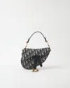 Dior Christian  Mini Oblique Saddle Bag