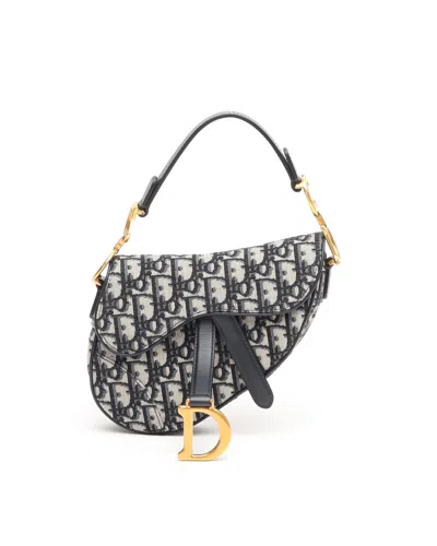 Dior Christian  Oblique Mini Saddle Bag