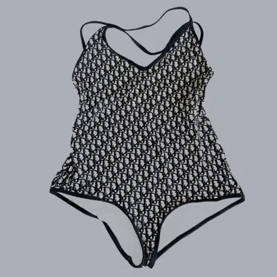 Pre-owned Dior Christian  Oblique One Piece Swimsuit