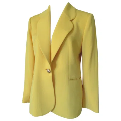 Pre-owned Dior Christian  Paris Yellow Blazer