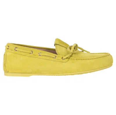 Pre-owned Dior Christian  Peridot Green Suede 2025 Miss  Street Loafers Shoes 38