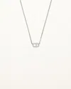 Dior Christian  Petit Cd Rhinestone Necklace