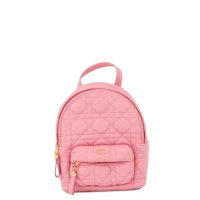 Pre-owned Dior Christian  Pink Leather Backpack ()