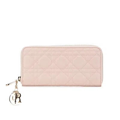 Pre-owned Dior Christian  Pink Leather Coin Purse/coin Case ()