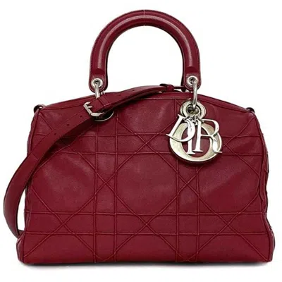 Pre-owned Dior Christian  Pink Leather Handbag Shoulder Bag ()