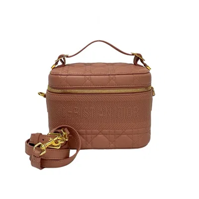 Pre-owned Dior Christian  Pink Leather Handbag Shoulder Bag ()