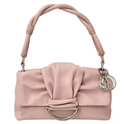 Pre-owned Dior Christian  Pink Leather Handbag Shoulder Bag ()